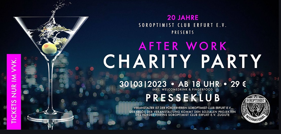 Charity Afterwork Party